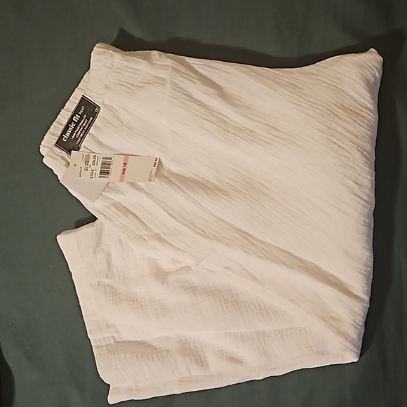 Alfred Dunner Pants - NWT Alfred Dunner sz. 10 classic fit linen feel wide leg capris